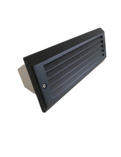 Lampe encastrée extérieure verte Side e8076 pll18 noire